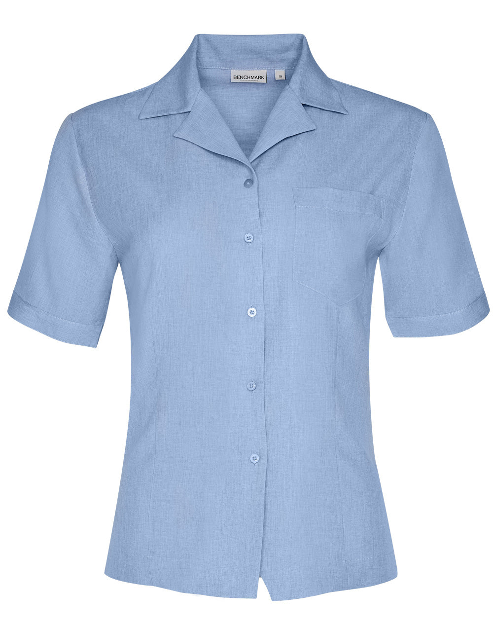 Women's Cooldry Short Sleeve Overblouse - M8614S - Blue