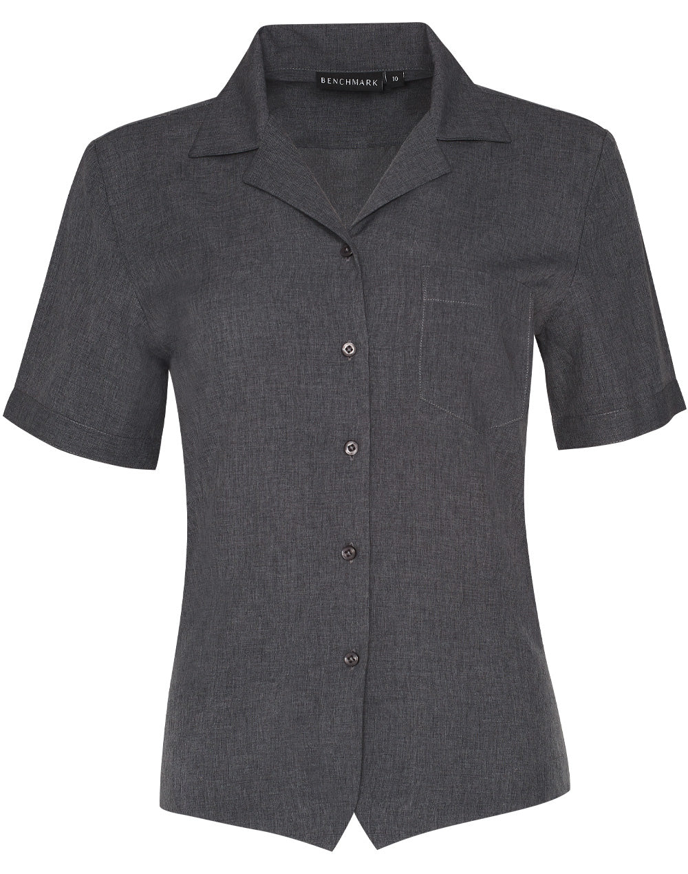 Women's Cooldry Short Sleeve Overblouse - M8614S - Charcoal