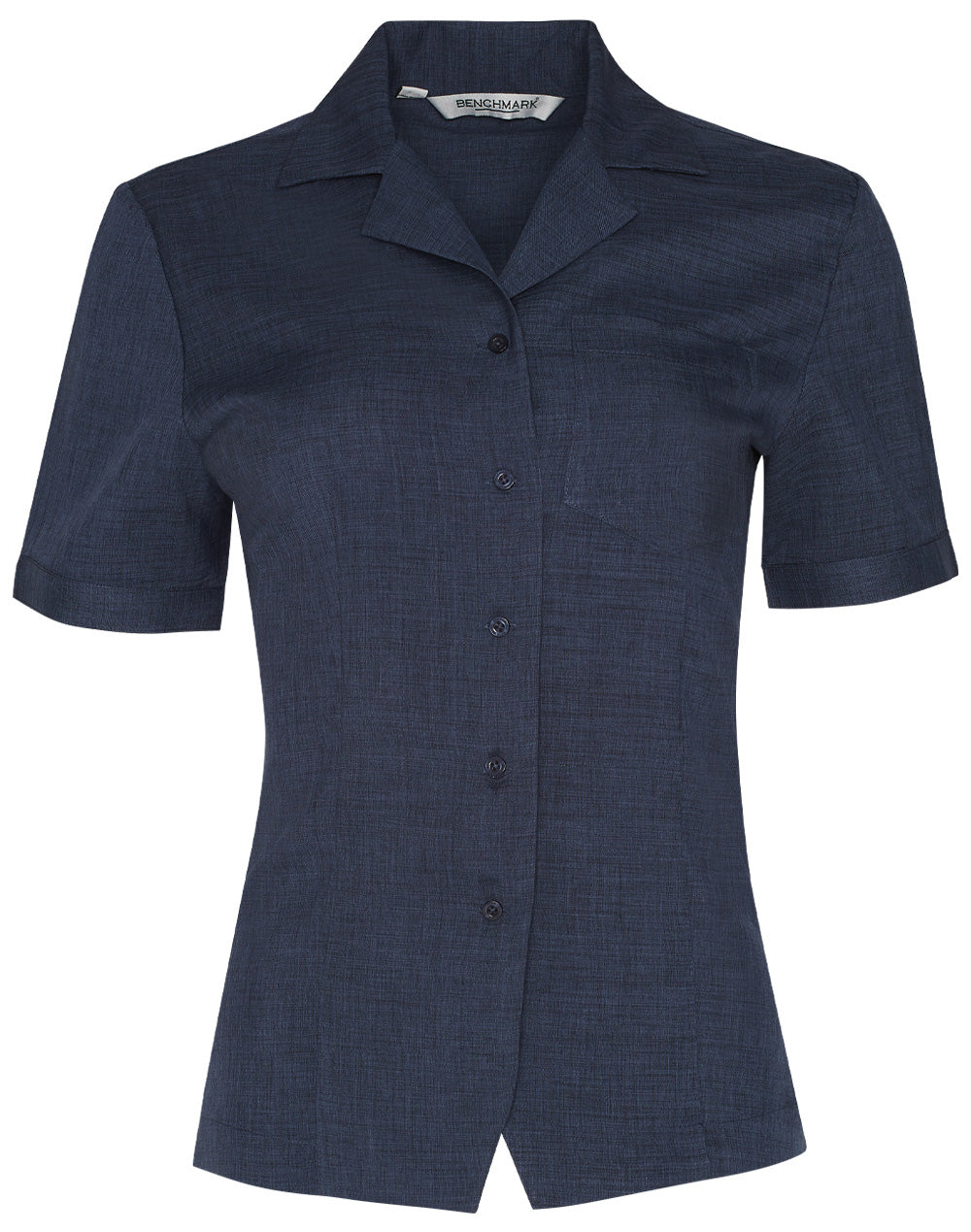Women's Cooldry Short Sleeve Overblouse - M8614S - Denim