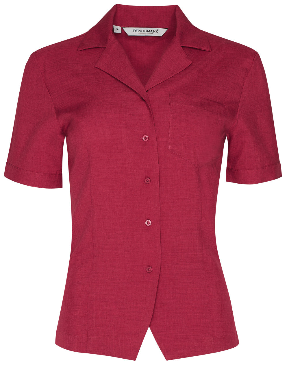 Women's Cooldry Short Sleeve Overblouse - M8614S - Red