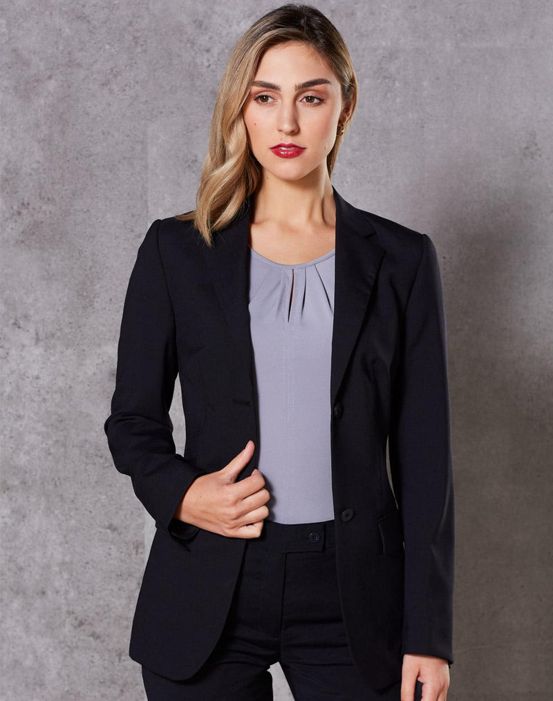 Benchmark Women's Stretch Wool Blend Mid Length Jacket M9200