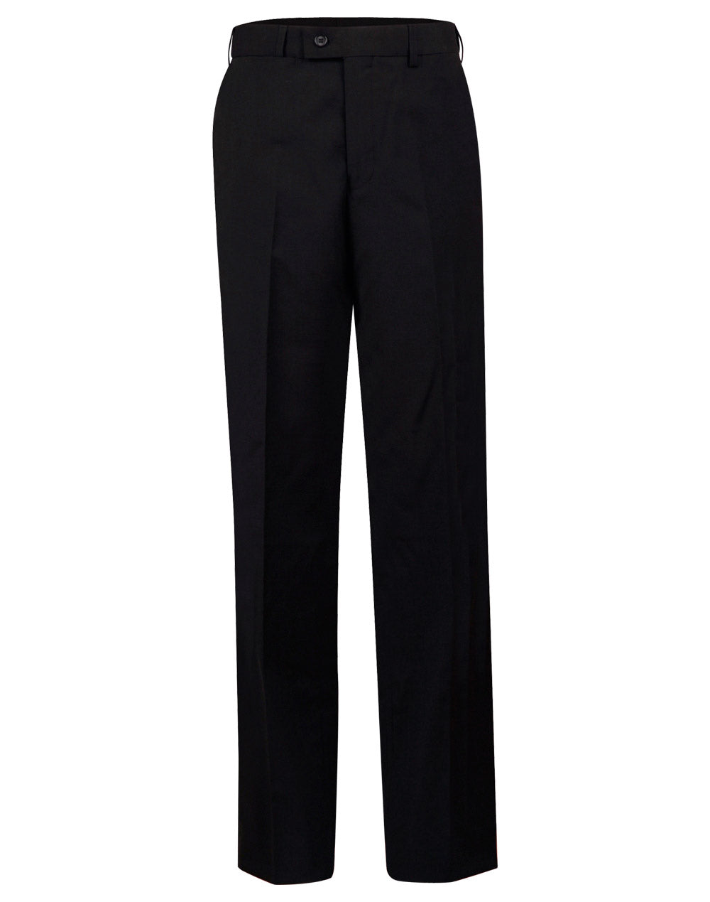 Men's Wool Blend Stretch Flexi Waist Pants - M9310 - Black