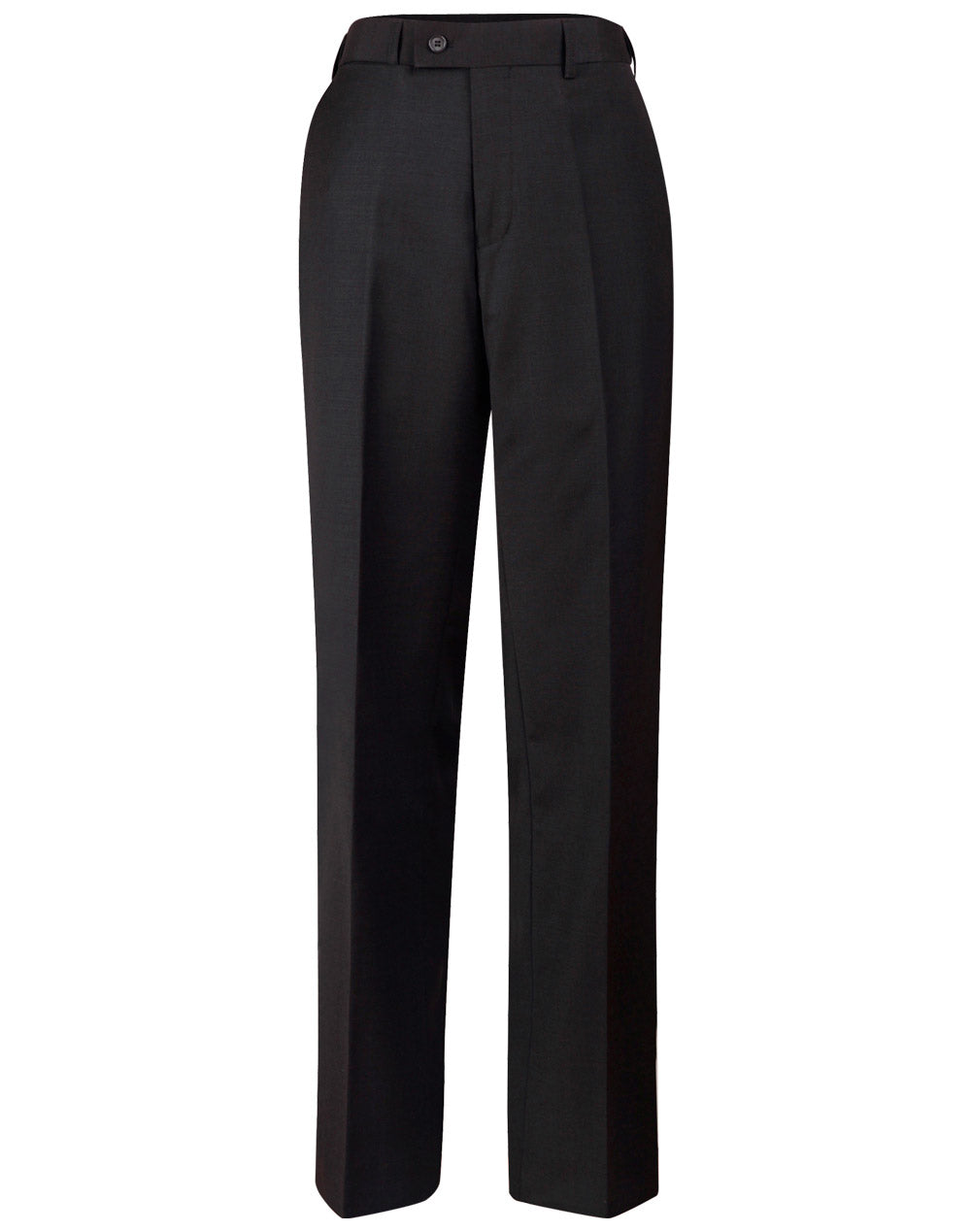 Men's Wool Blend Stretch Flexi Waist Pants - M9310 - Charcoal