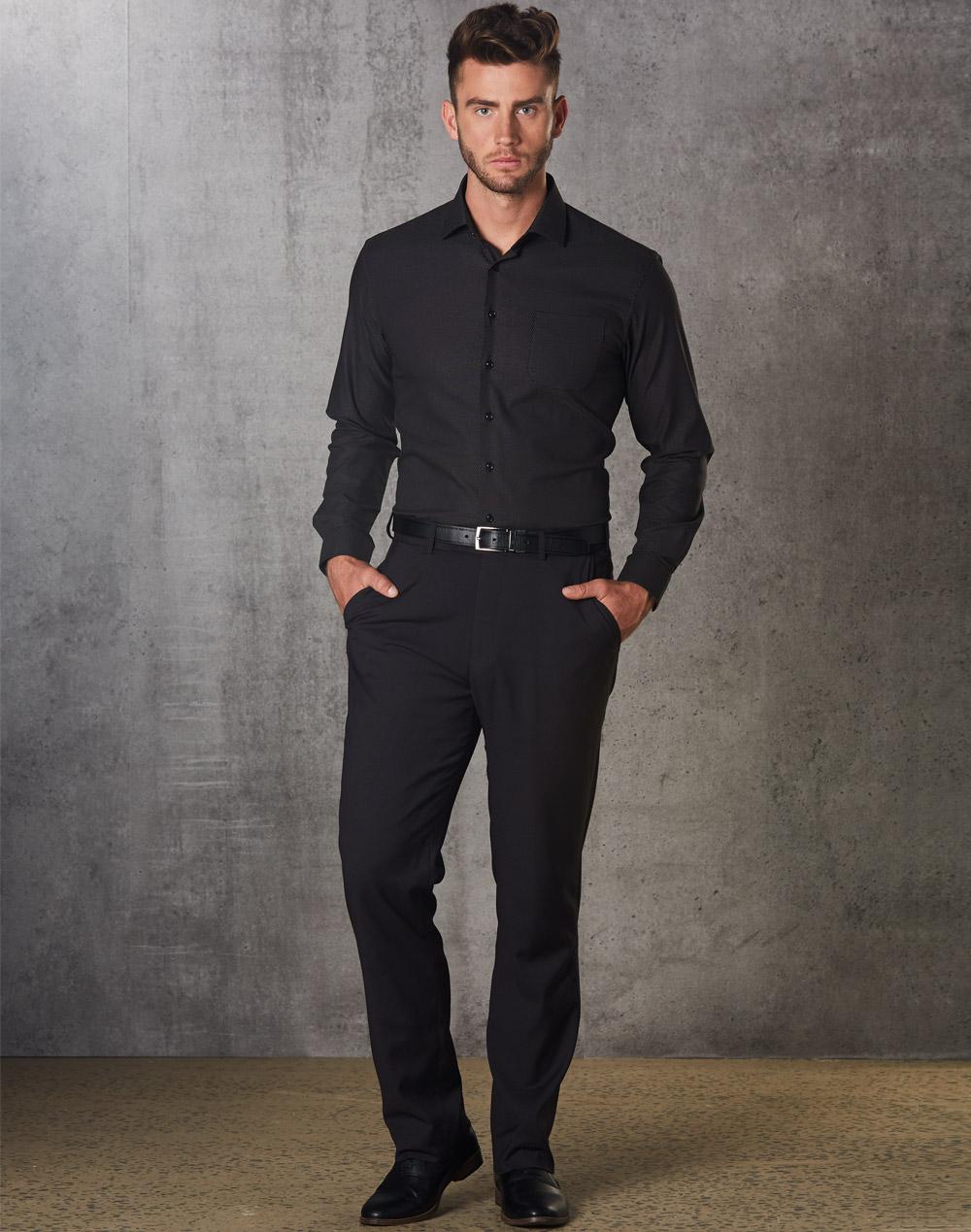 Benchmark Men's Polyviscose Stretch Pants M9340