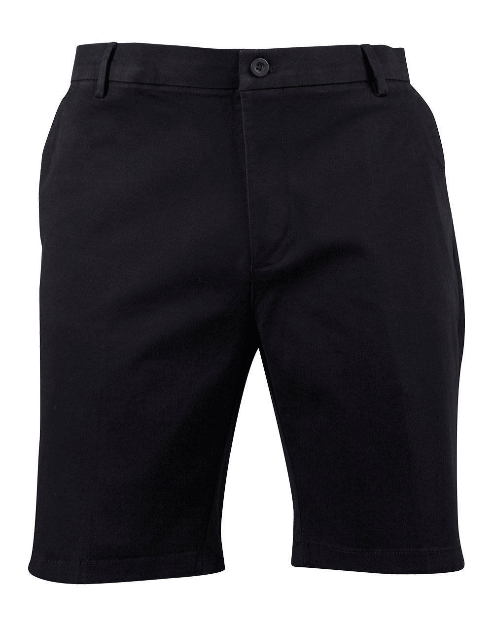 Men's Stretch Cotton Chino Shorts - M9381 - Black