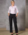 Benchmark Women's Low Rise Pants in Wool Stretch M9410