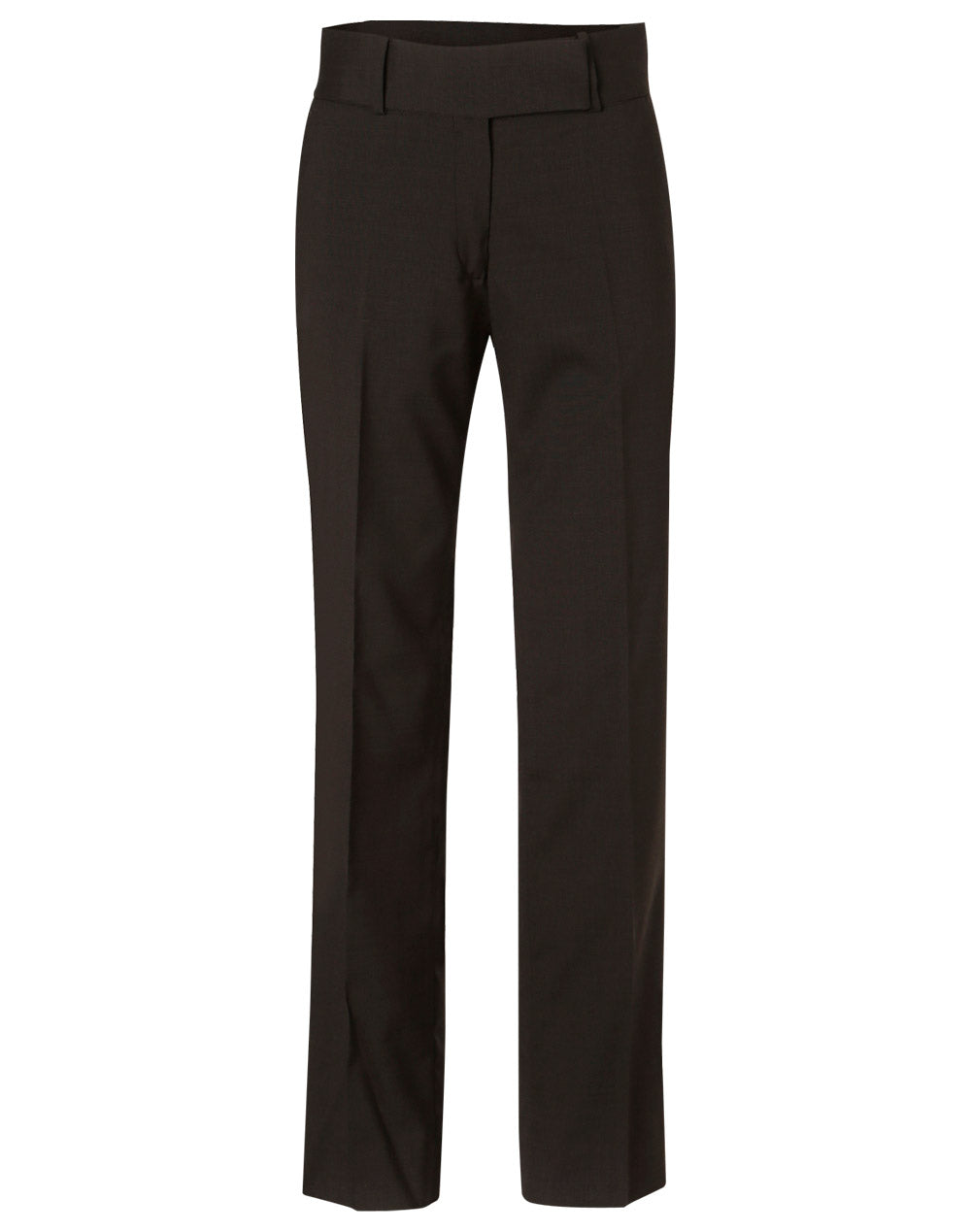 Women's Low Rise Pants in Wool Stretch - M9410 - Charcoal