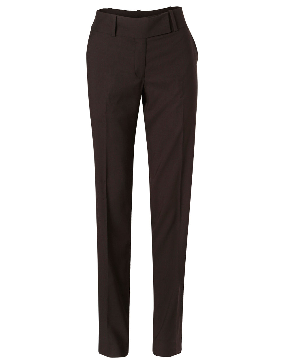 Women's Low Rise Pants in Poly/Viscose Stretch - M9420 - Charcoal
