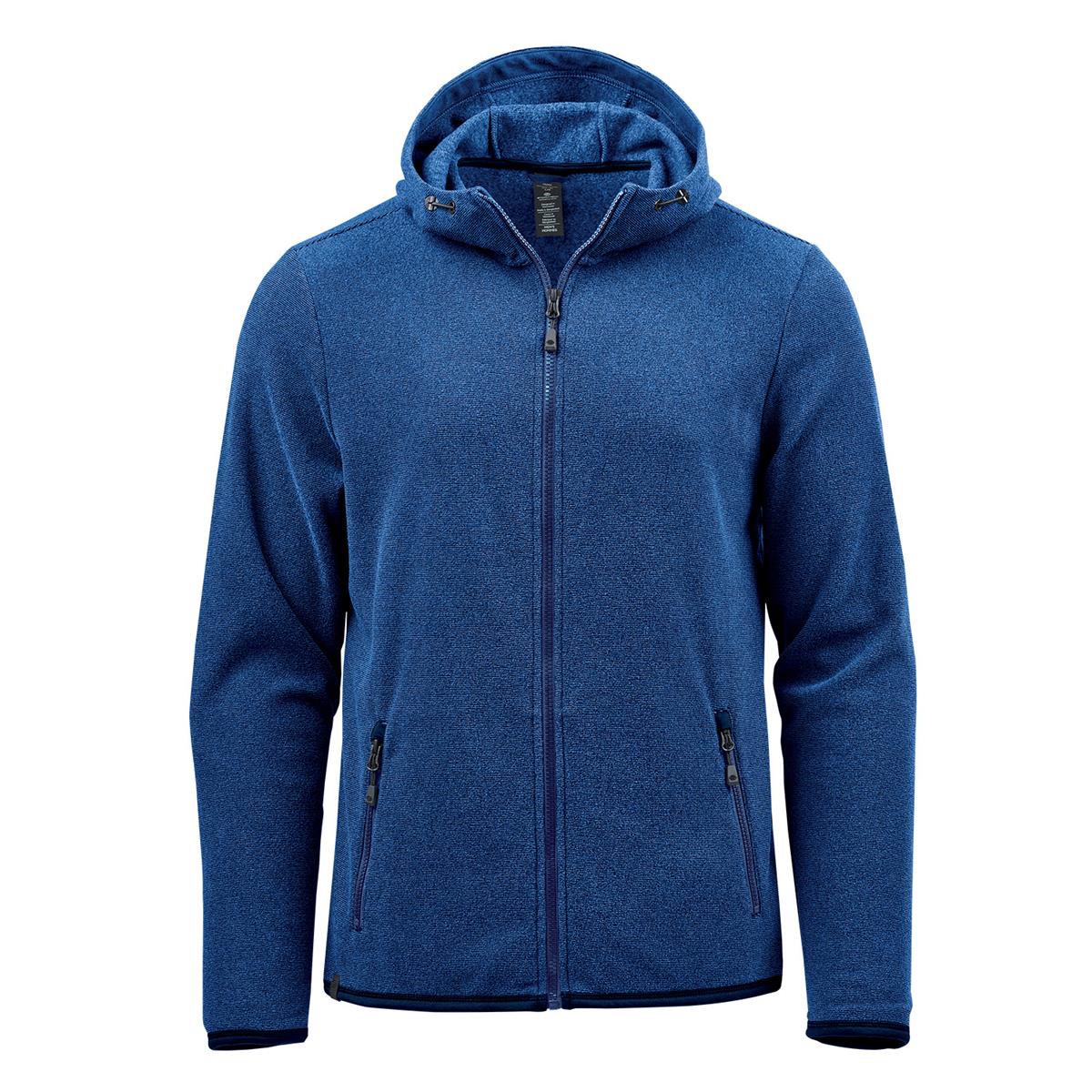 Men's Novarra Full Zip Hoody - Classic Blue Stripe - Front