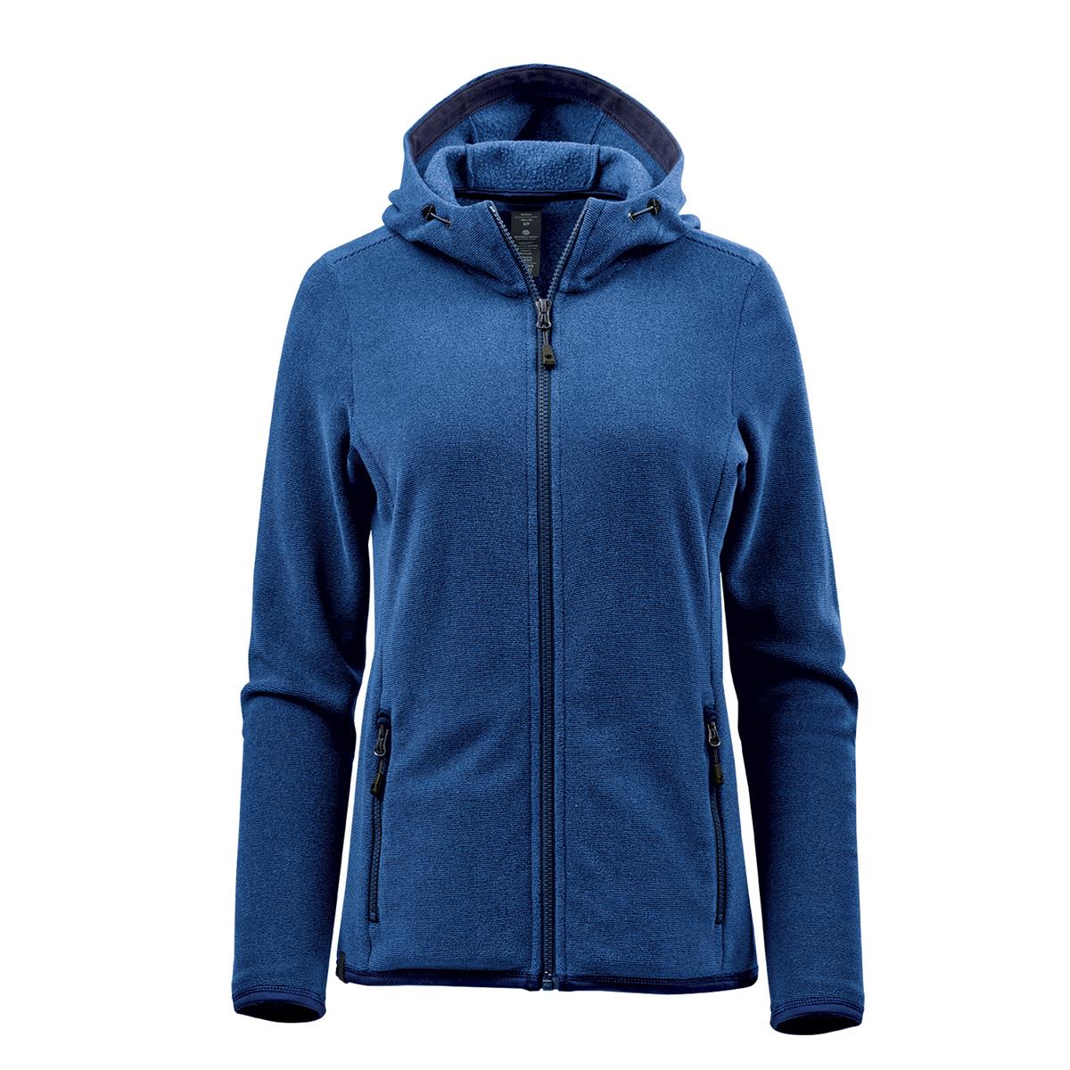 Women's Novarra Full Zip Hoody - Classic Blue Stripe - Front
