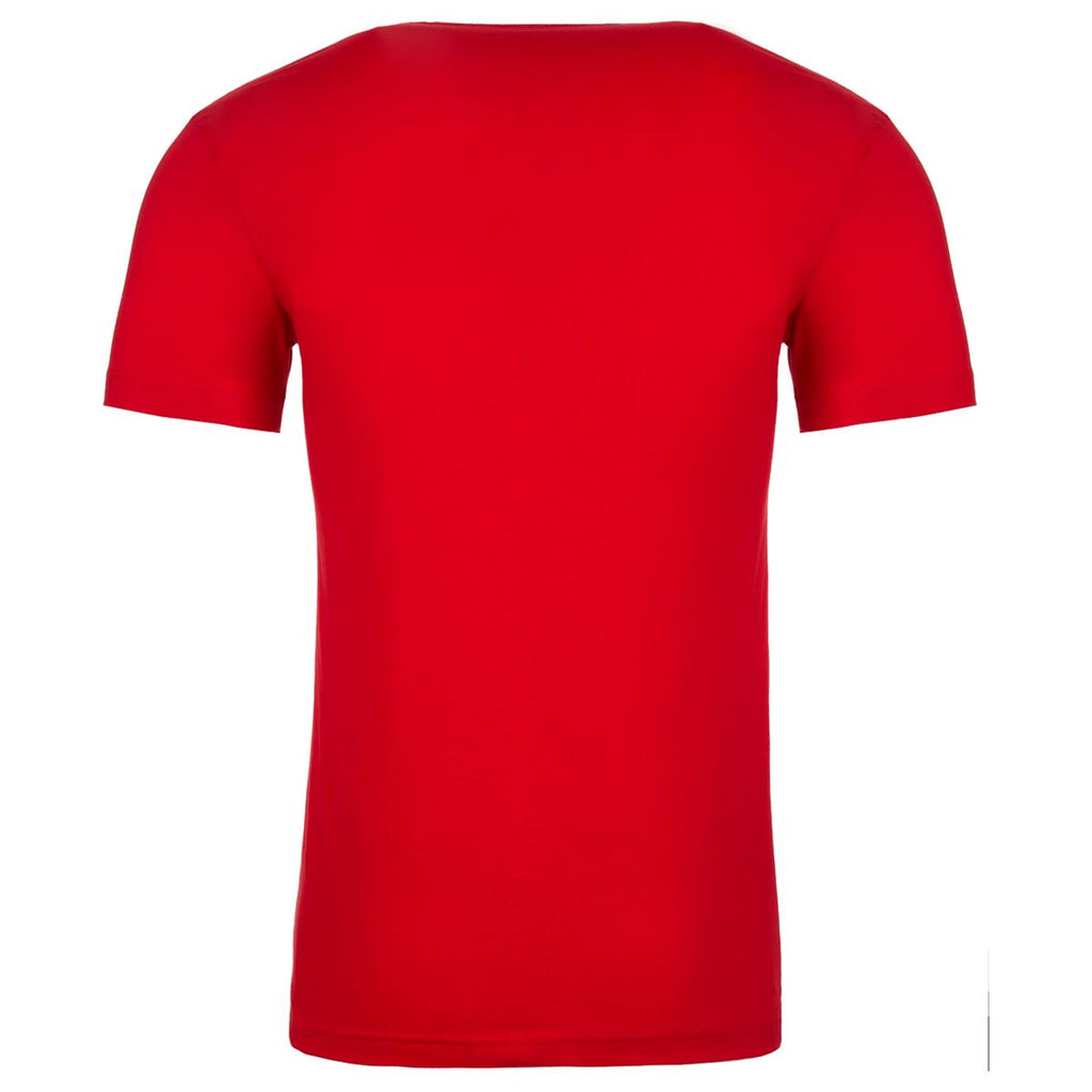 Men's Cotton Crew - Red - Back