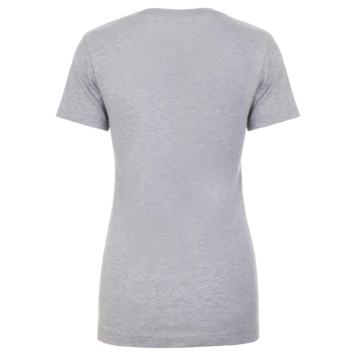 Women's Boyfriend Tee - Heather Grey - Back
