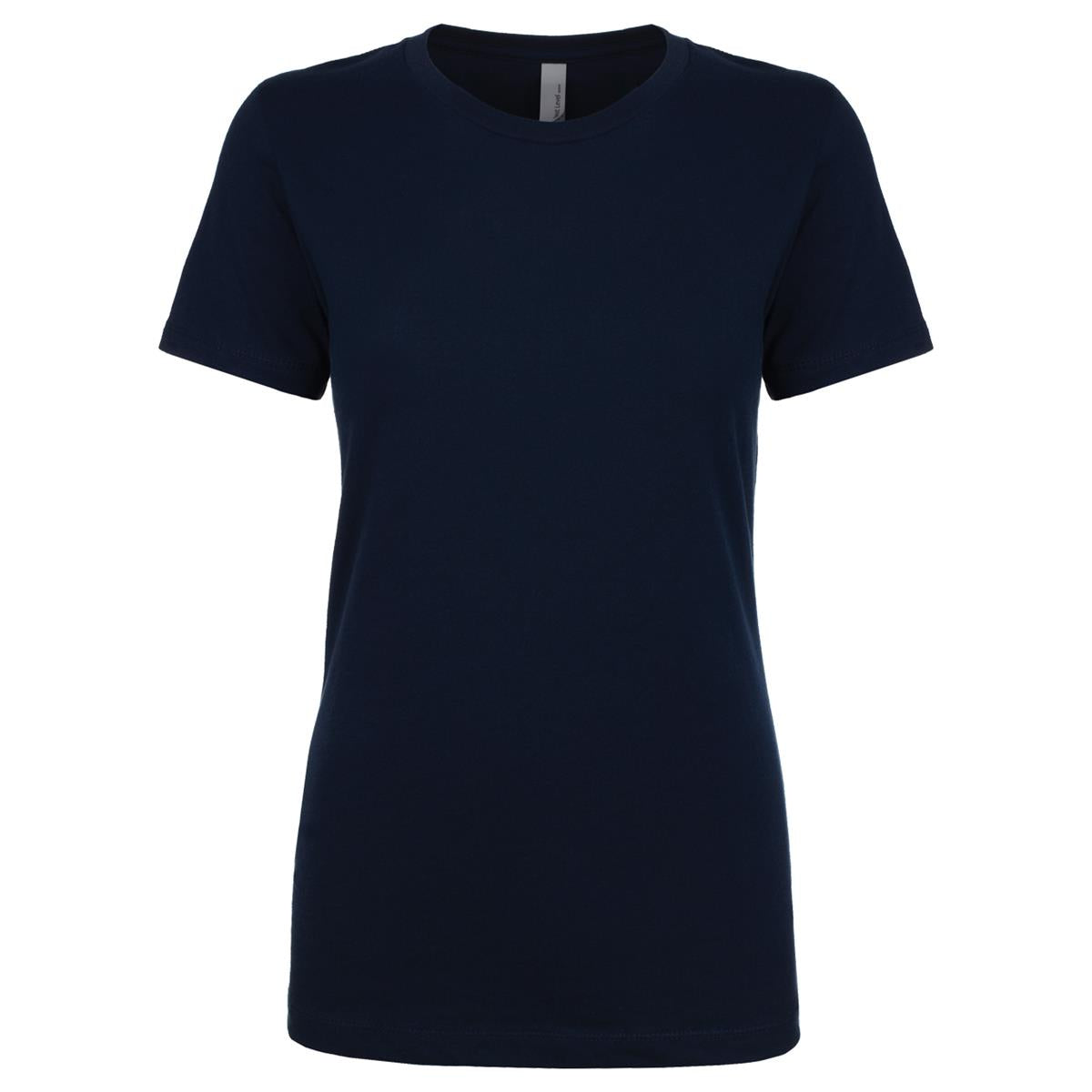 Women's Boyfriend Tee - Mid Navy - Front