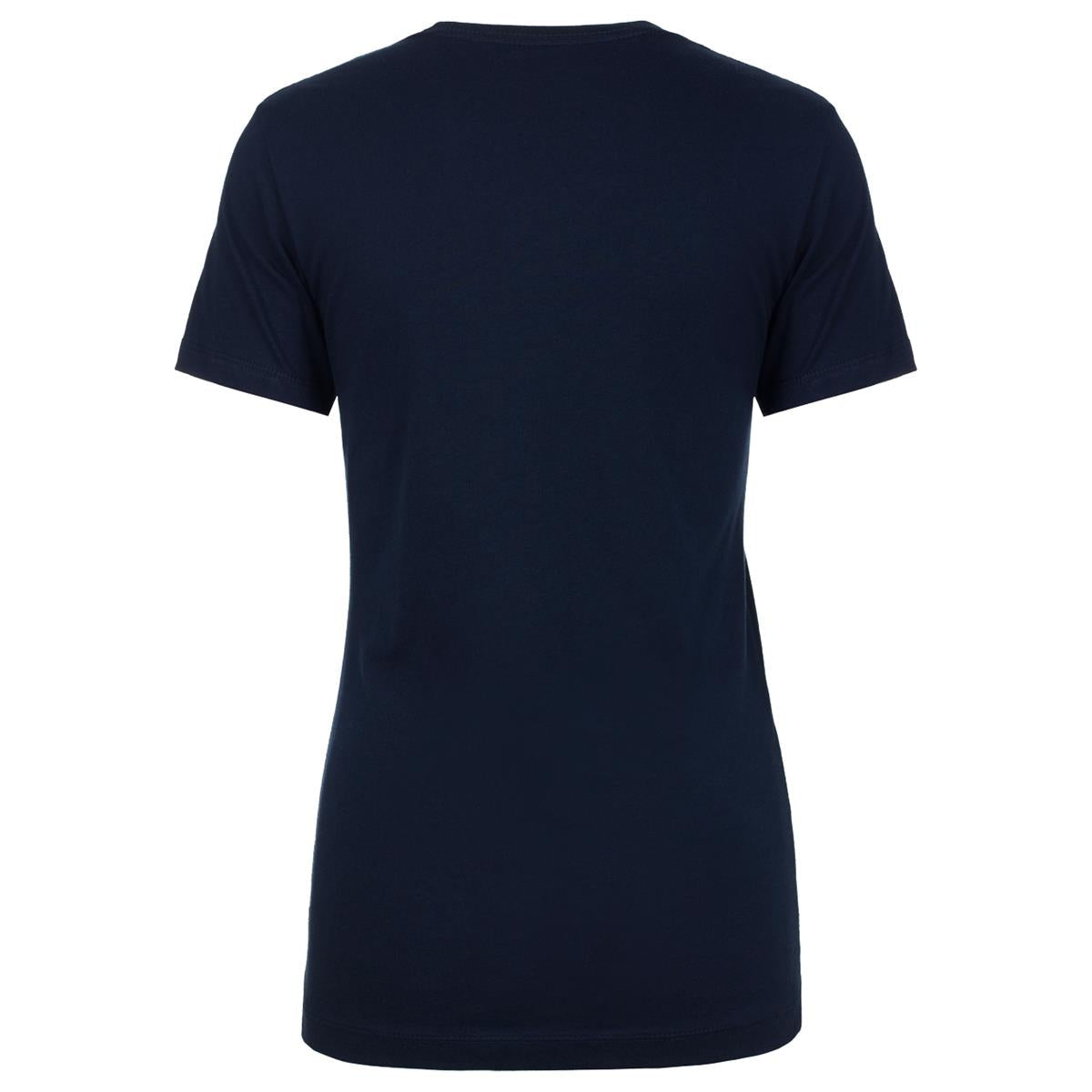 Women's Boyfriend Tee - Mid Navy - Back