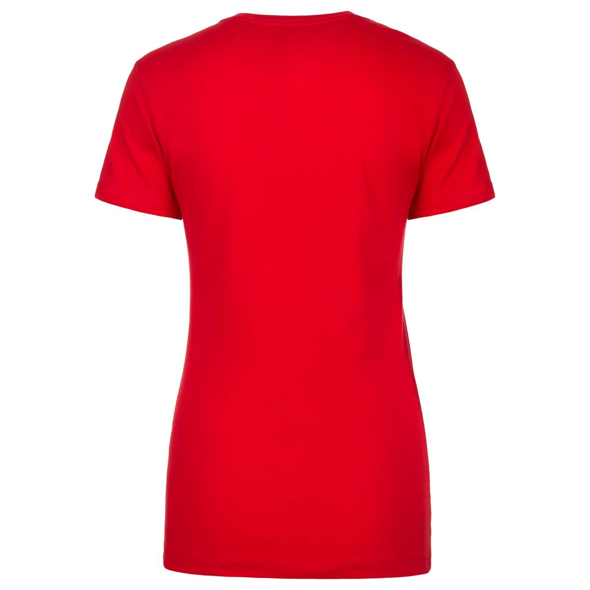 Women's Boyfriend Tee - Red - Back