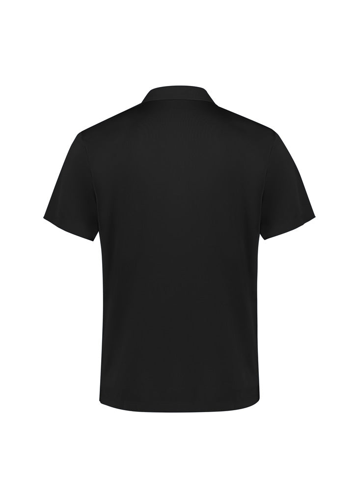 Action Mens Short Sleeve Polo - Black - Back