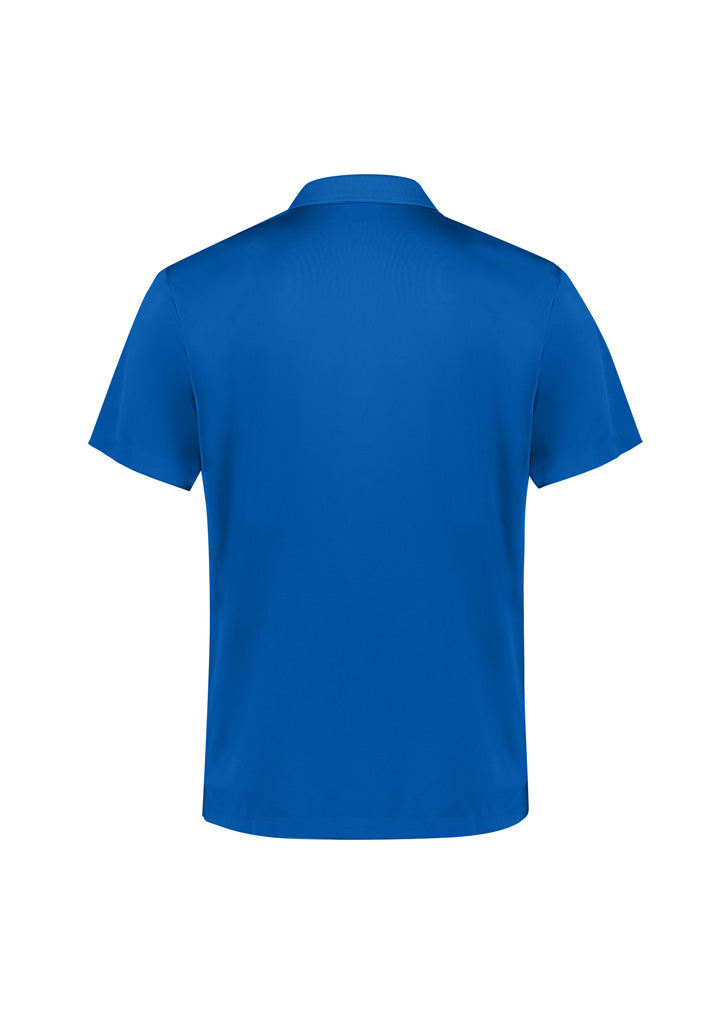 Action Mens Short Sleeve Polo - Royal - Back