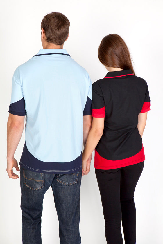 Women's  Contrast Polycotton Polo - view