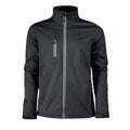 Vert Men's Softshell Jacket - Black - Front