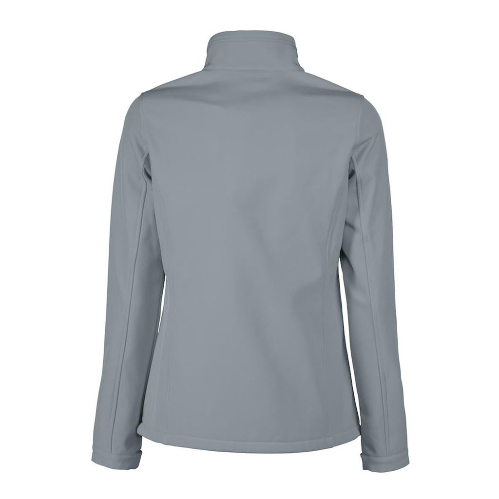 Vert Women's Softshell Jacket - Grey - Back