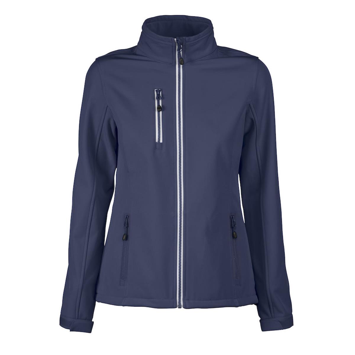 Vert Women's Softshell Jacket - Navy - Front