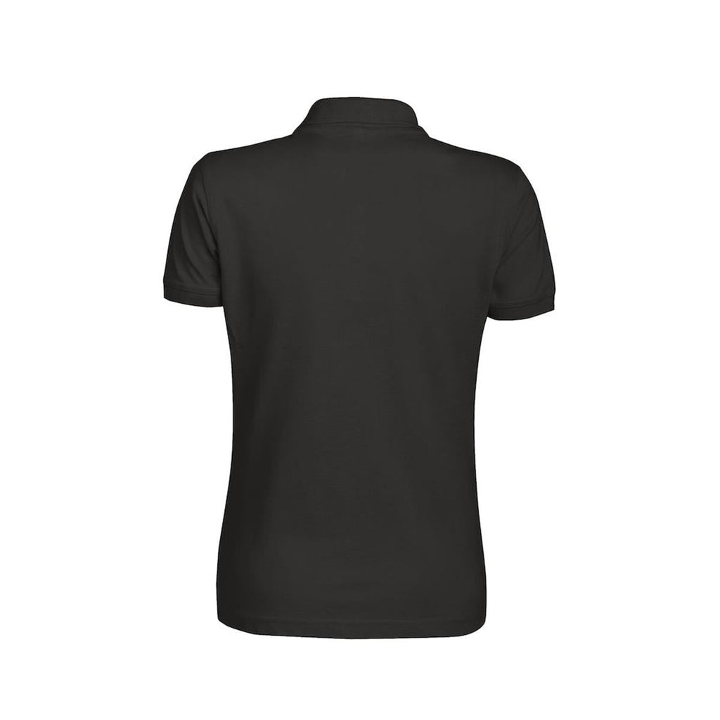 Surf Pro Women's Cotton Polo - Black - Back