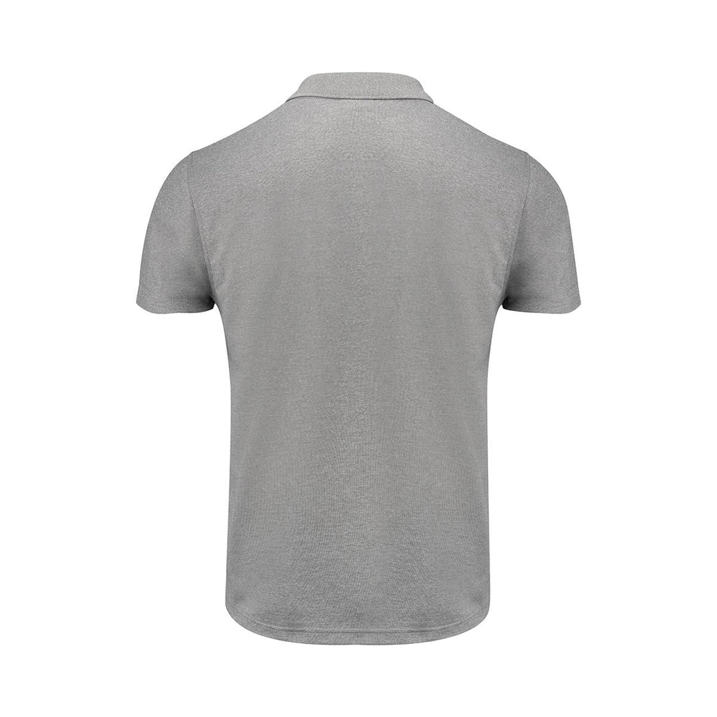 Men's Smash Polo - Grey Melange - Back