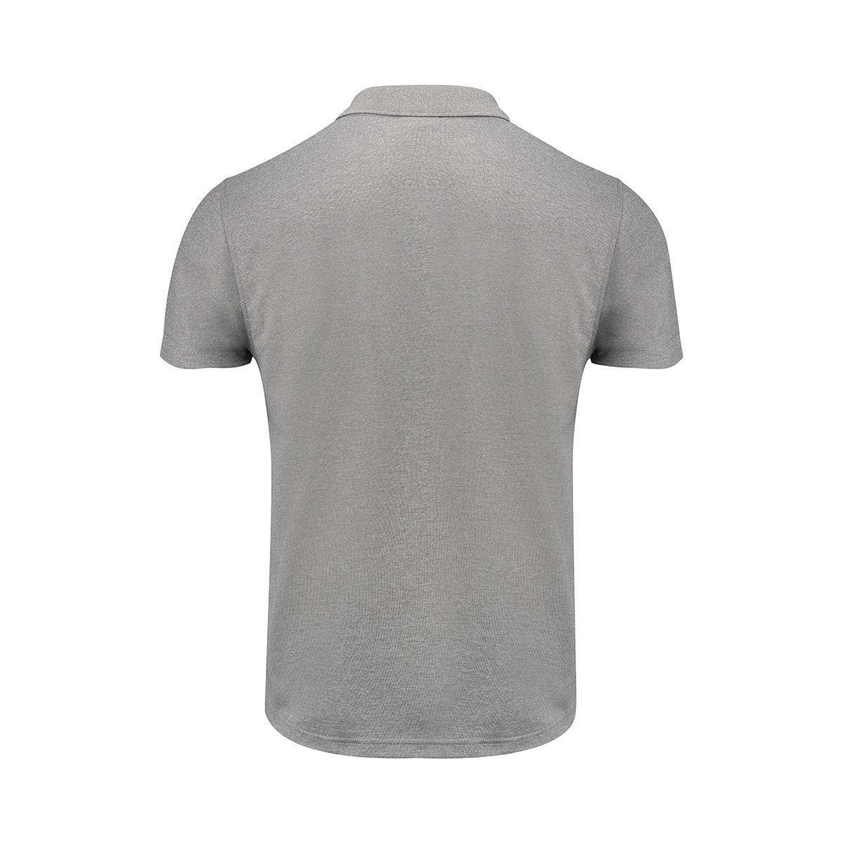Men's Smash Polo - Grey Melange - Back