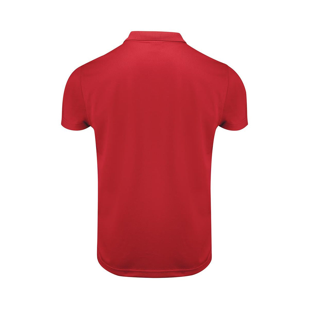 Men's Smash Polo - Red - Back