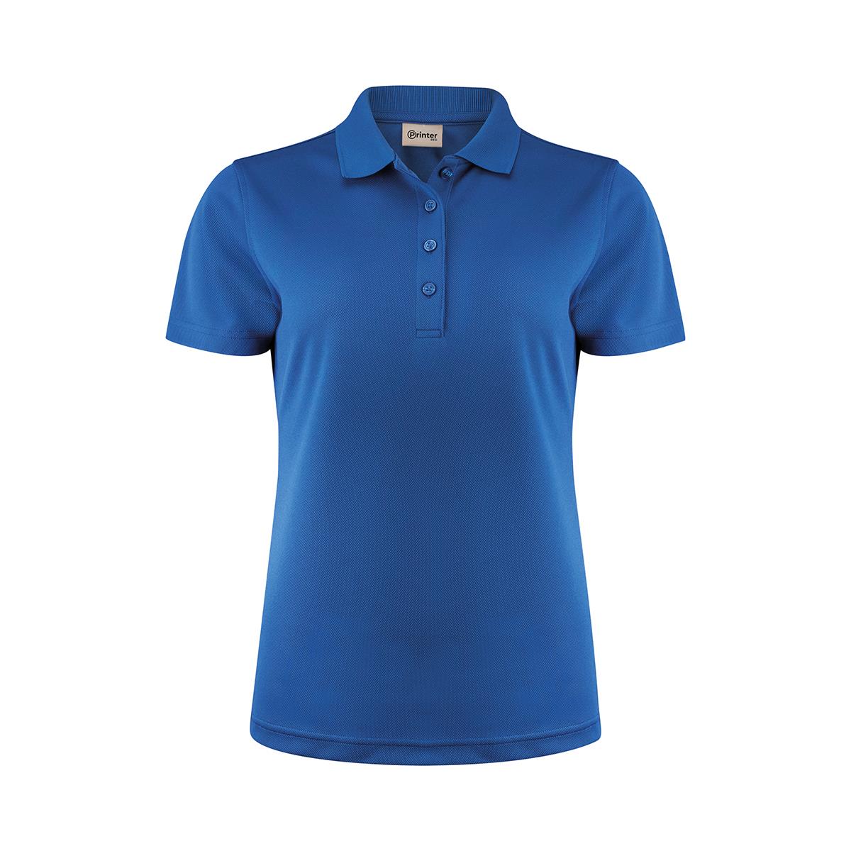Women's Smash Polo - Bright Blue - Front