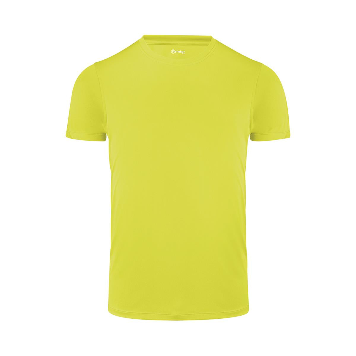 Men's Run Active Tee - Bright Yellow - Front