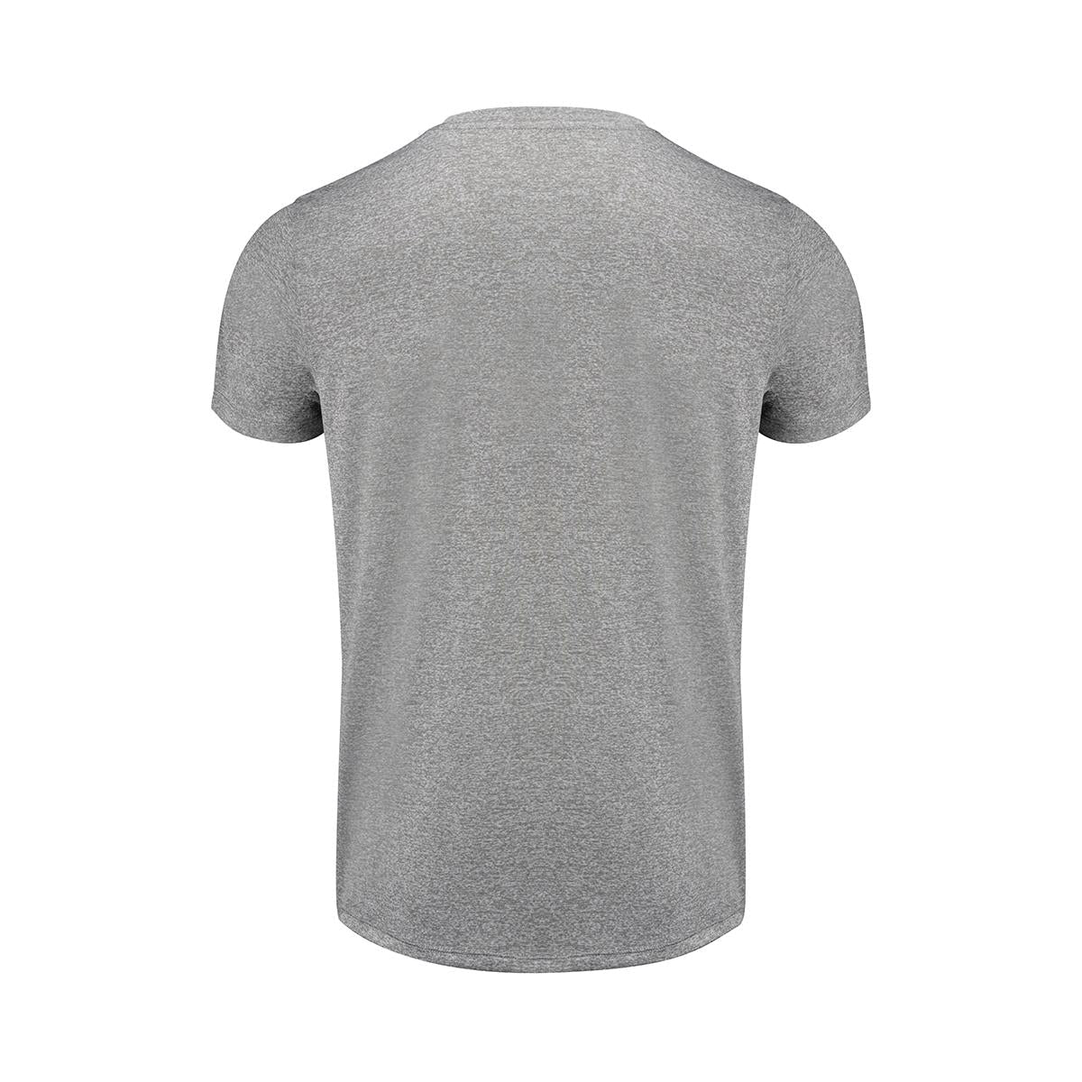 Men's Run Active Tee - Grey Melange - Back