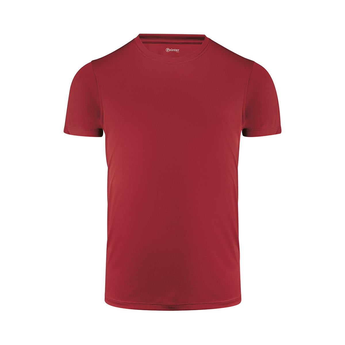 Men's Run Active Tee - Red - Front