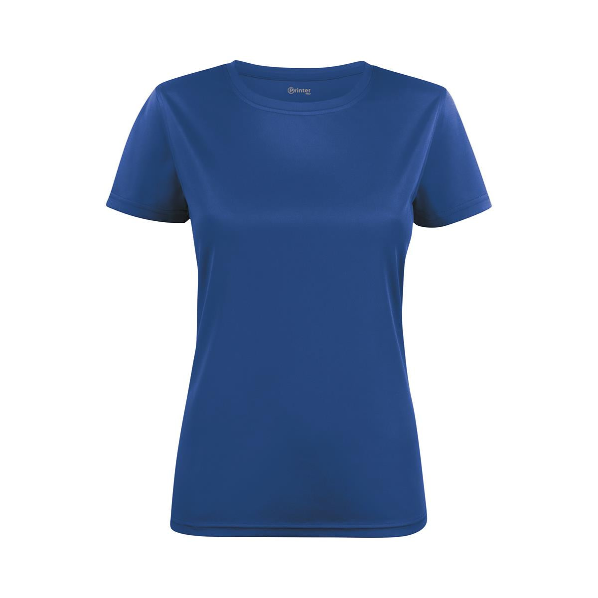 Women's Run Active Tee - Bright Blue - Front