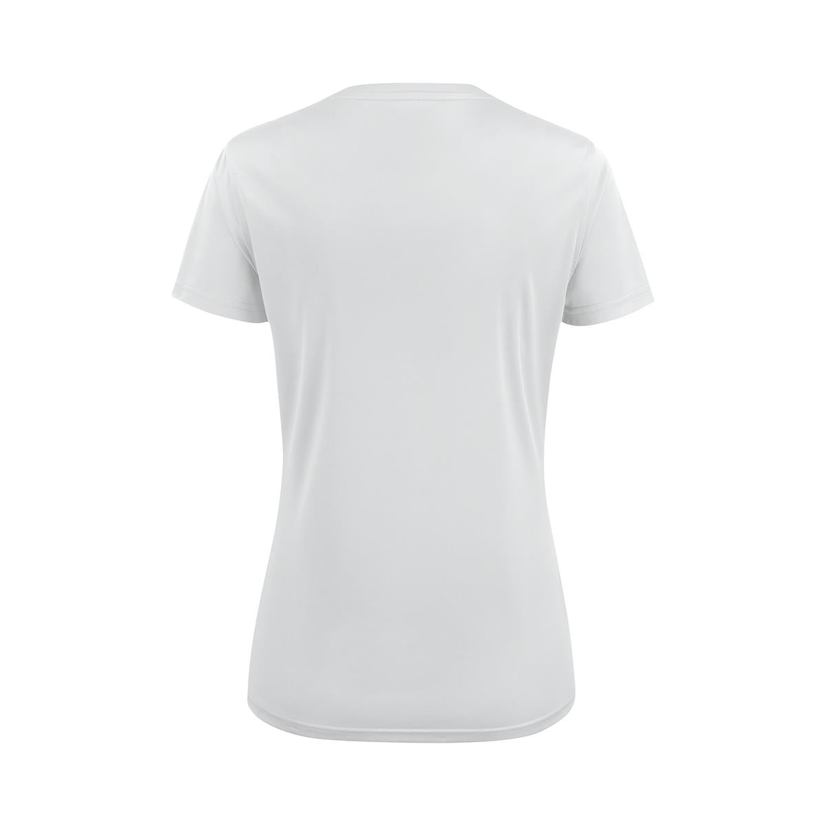 Women's Run Active Tee - White - Back