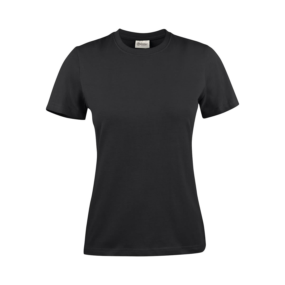 Women's Printer 140 Tee - Black - Front