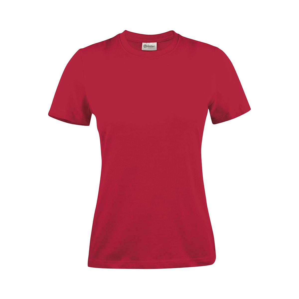 Women's Printer 140 Tee - Red - Front