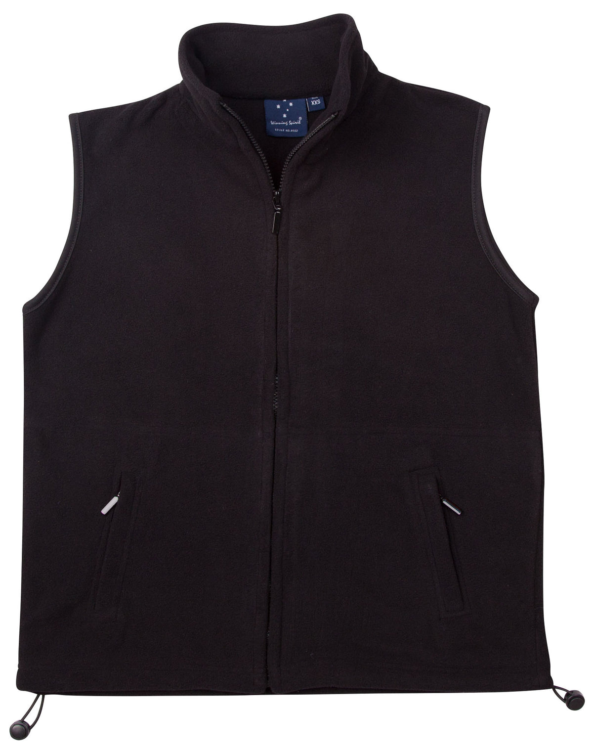 Unisex polar fleece vest - PF02 - Black