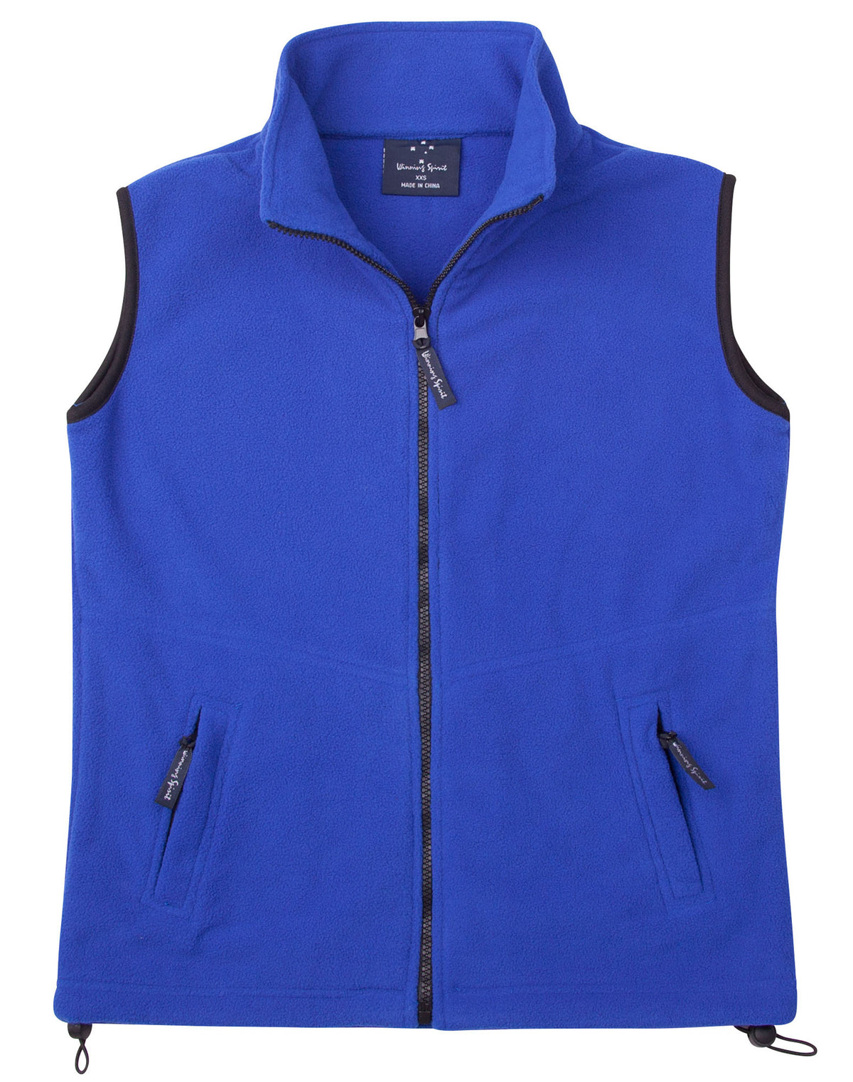 Unisex polar fleece vest - PF02 - Royal / Black