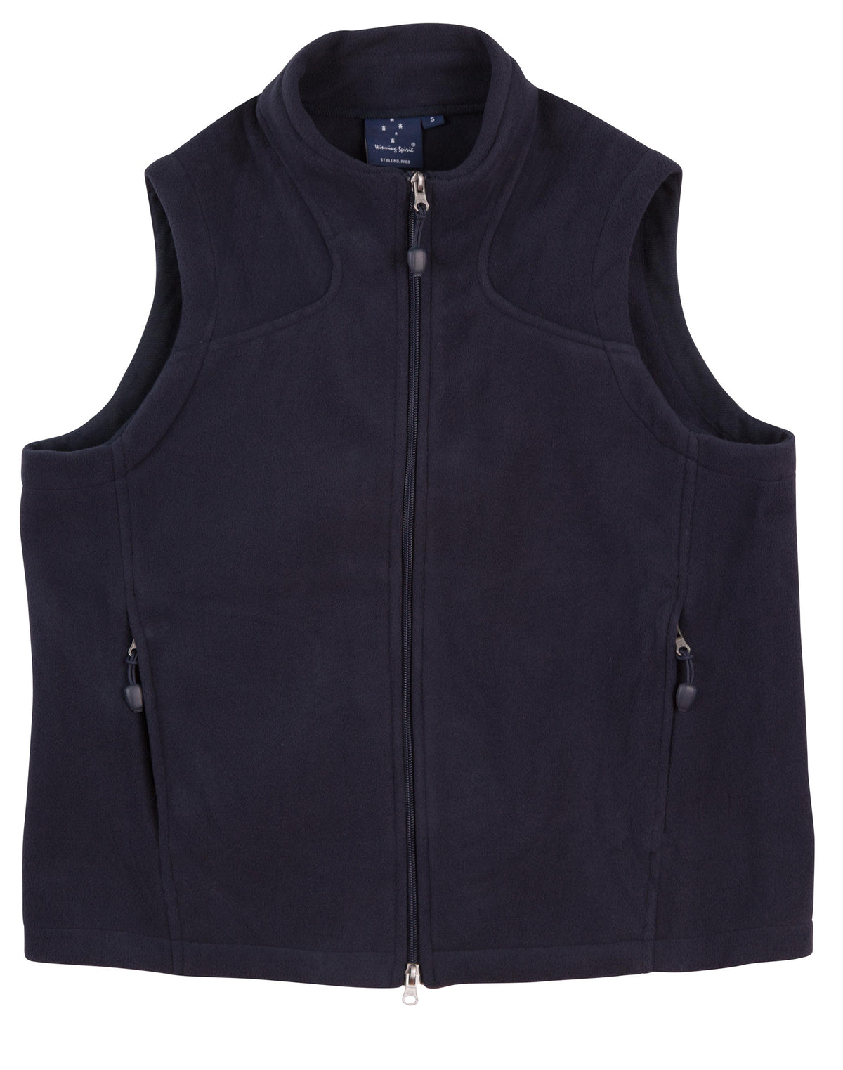 Man's bonded polar fleece vest - PF09 - Navy