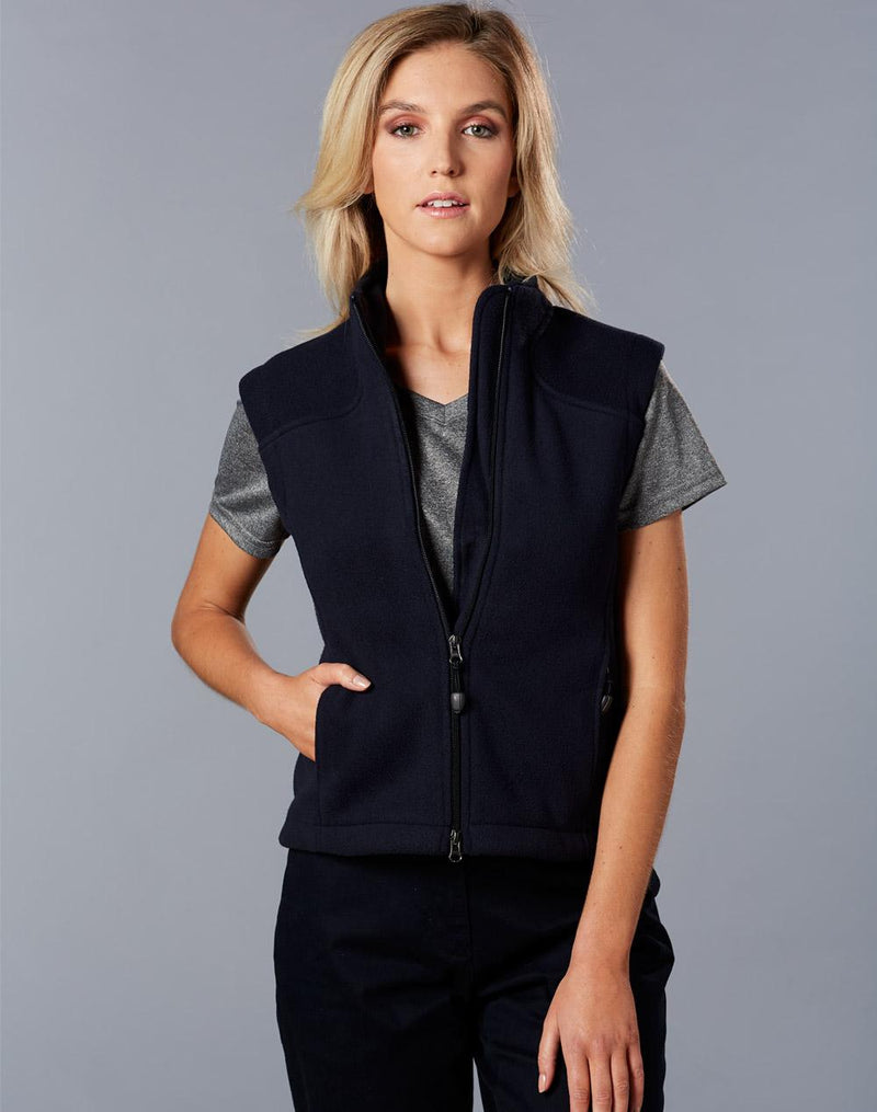 Winning Spirit Ladies' bonded polar fleece vest PF10