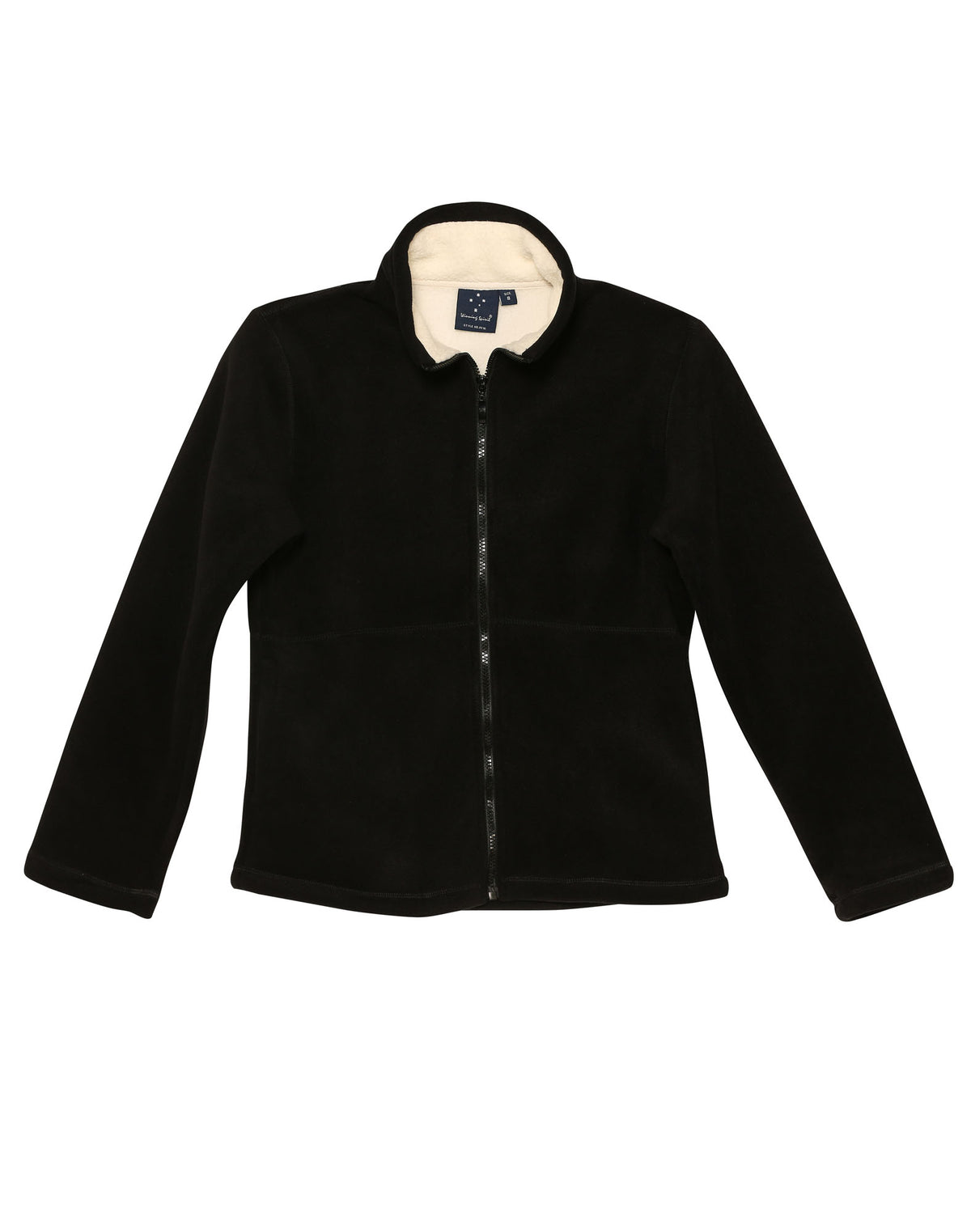 Ladies shepherd p/f jacket - PF16 - Black / Cream
