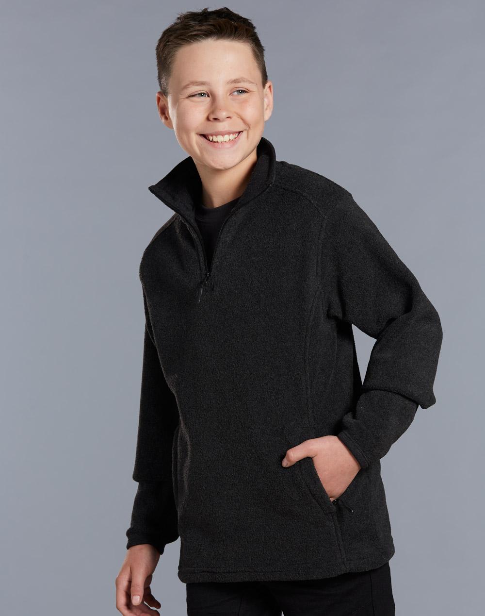Winning Spirit Kid's Half Zip Polar Fleece Pullover PF21K
