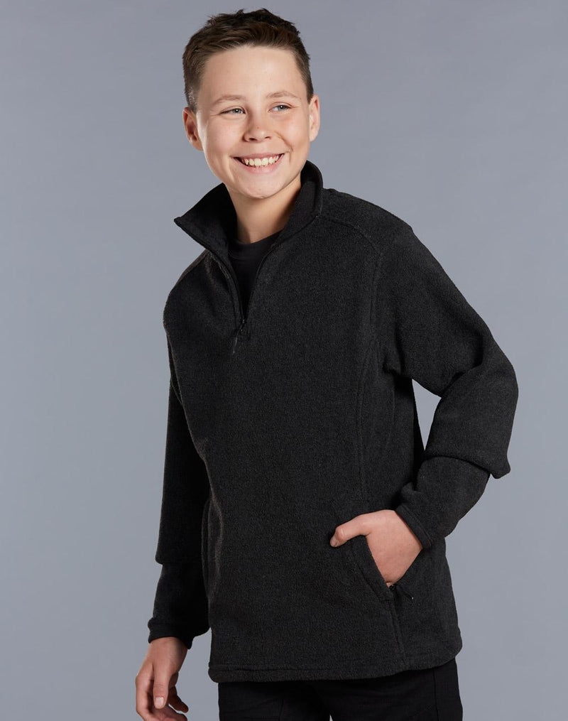 Winning Spirit Kid's Half Zip Polar Fleece Pullover PF21K