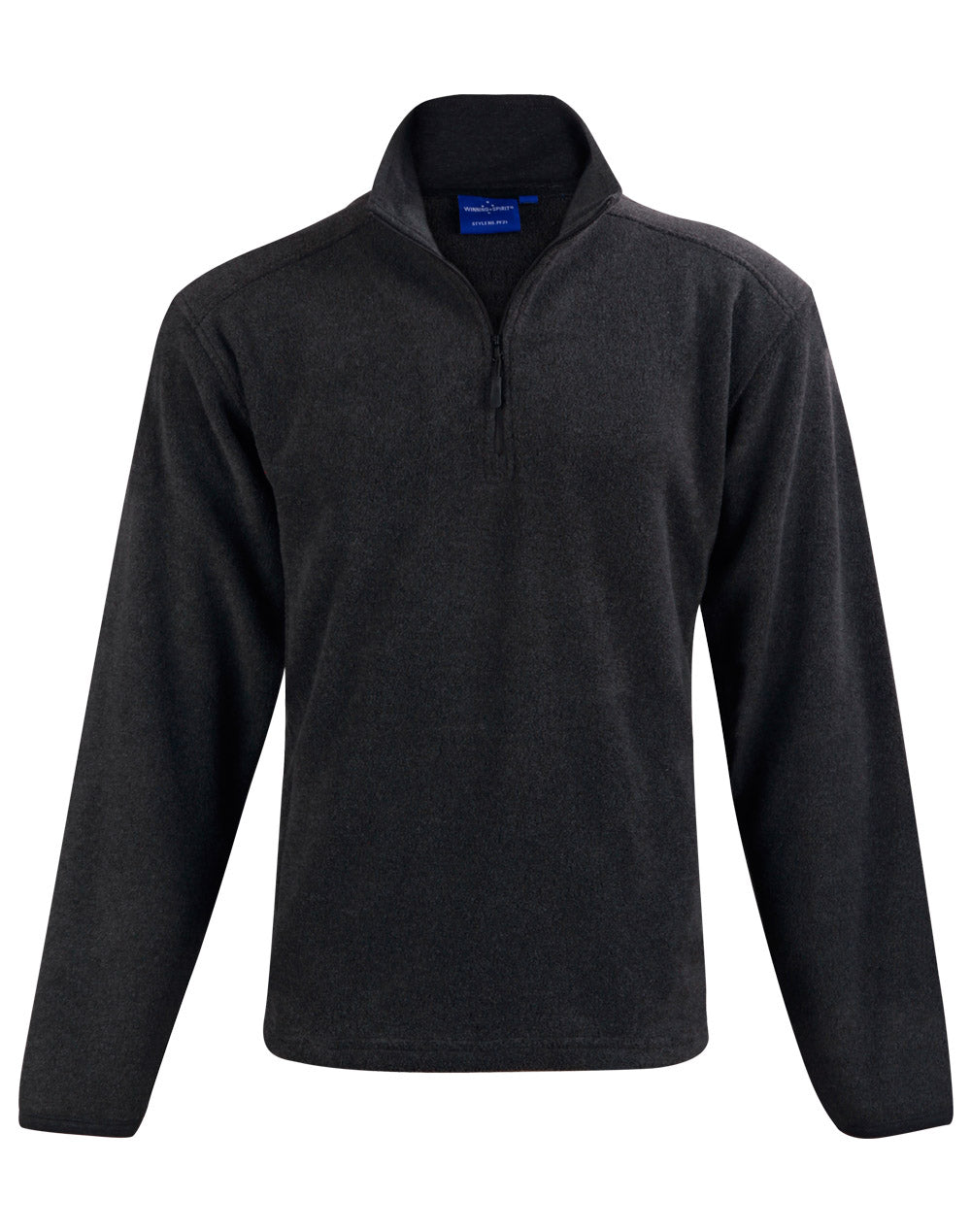 Kid's Half Zip Polar Fleece Pullover - PF21K - Charcoal