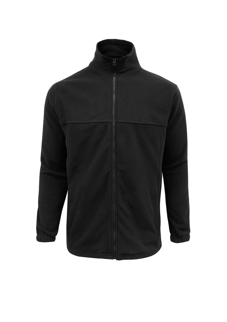 Plain Mens Jacket - Black - Front