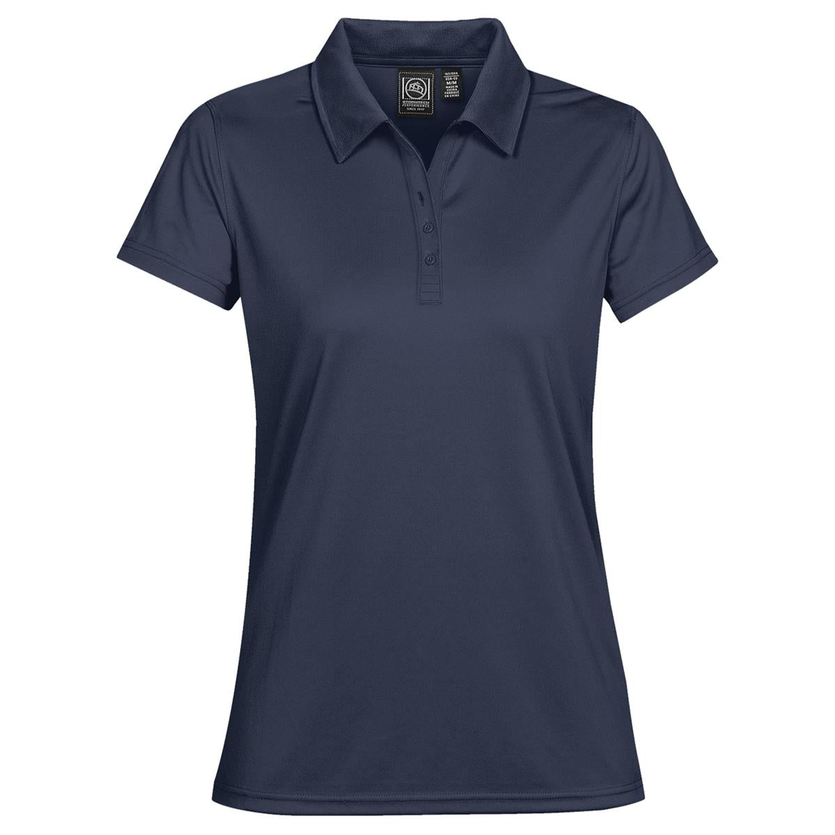 Women's Eclipse Pique Polo - Navy - Front