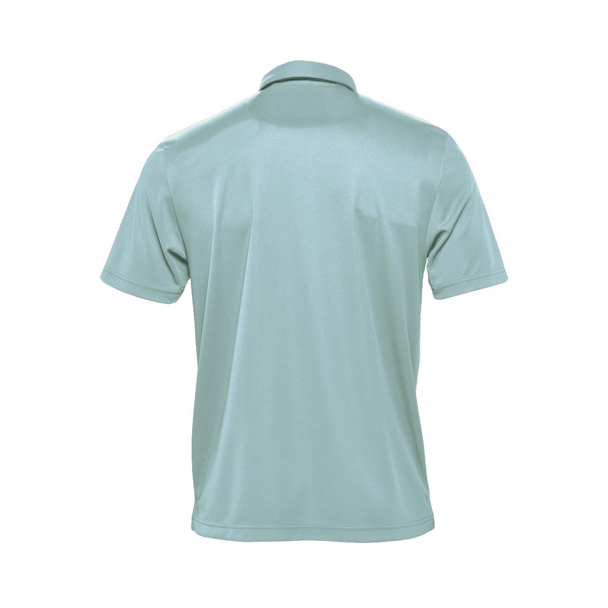 Men's Milano Sports Polo - Ice Blue - Back