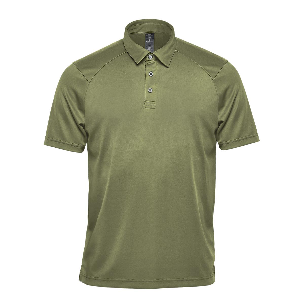 Men's Milano Sports Polo - Sage Green - Front