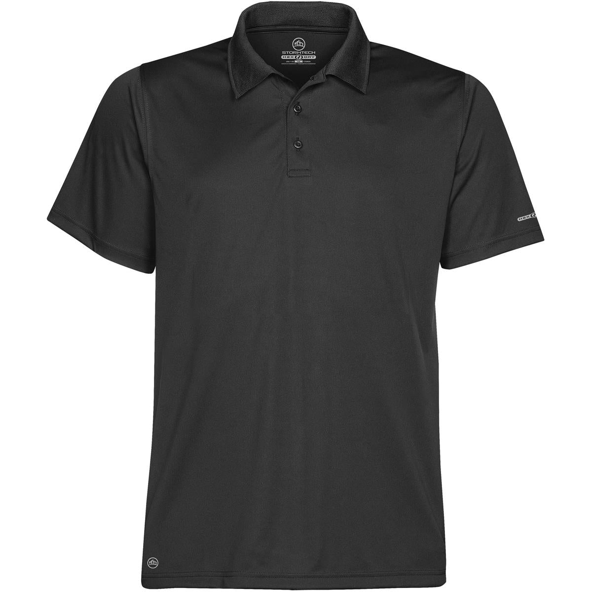 Men's Phoenix H2X-Dry Polo - Black - Front